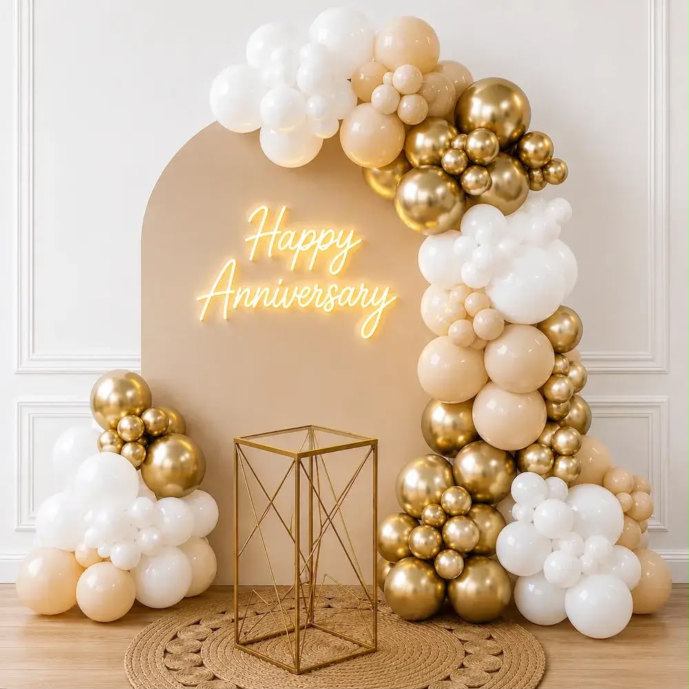 Anniversary Table Setup