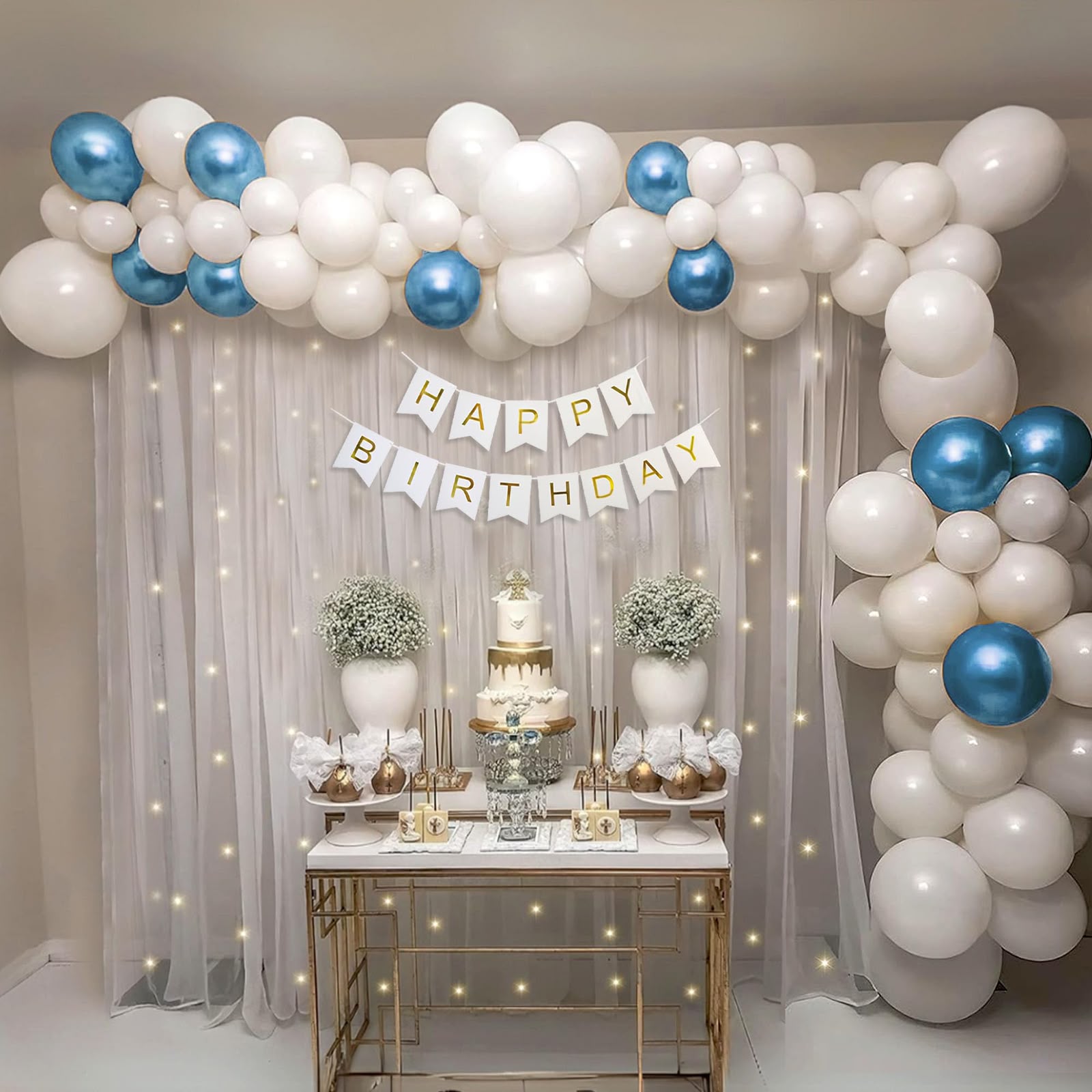 Birthday Flower Setup