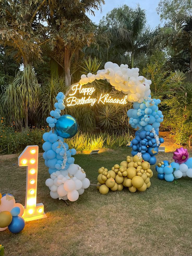 Birthday Stage Decor